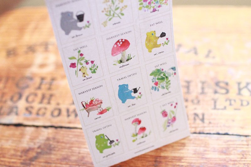 Fion 2017 布朗家族贴纸 - 贴纸 - 纸 多色