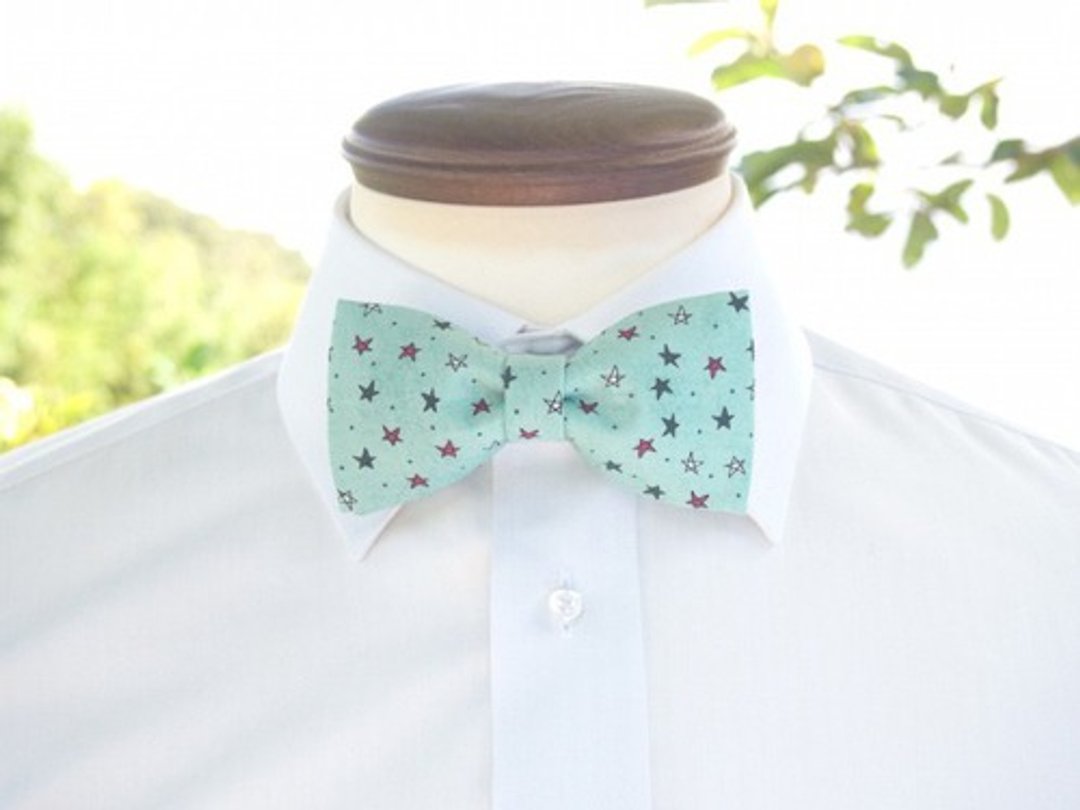TATAN Colorful star bow tie - 领结/领巾 - 棉 