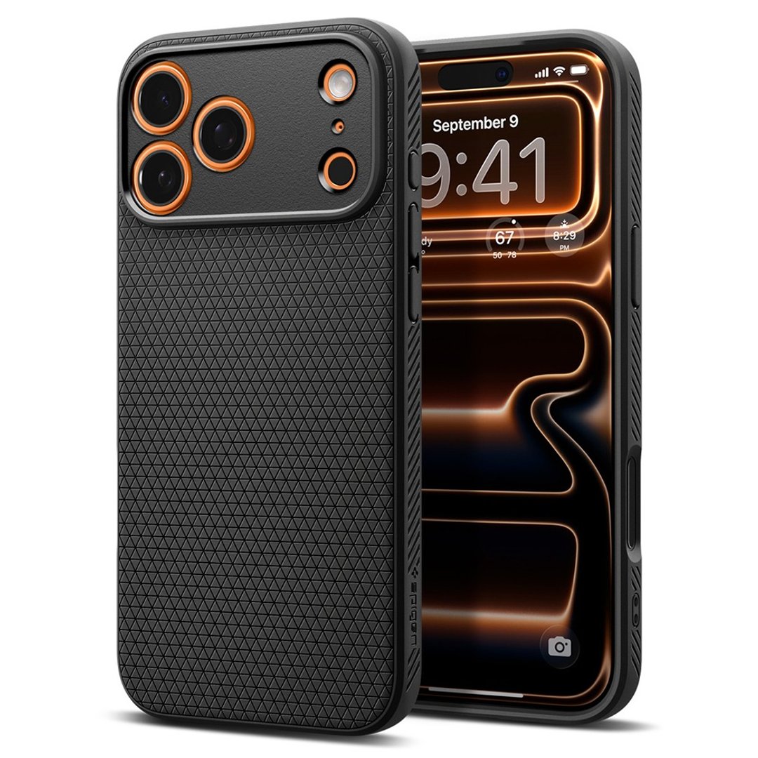 Spigen iPhone 17 系列 Liquid Air-防摔保护壳 - 手机壳/手机套 - 硅胶 黑色