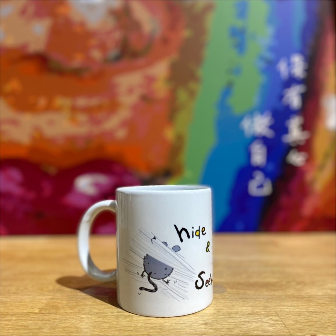 【马克杯&陶瓷杯垫组】躲猫猫 - 其他杯子 - 瓷 白色