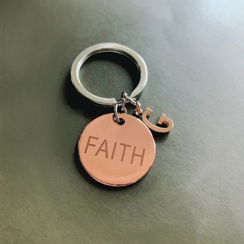 钥匙圈 信心 - 钥匙链/钥匙包 - 其他金属 金色