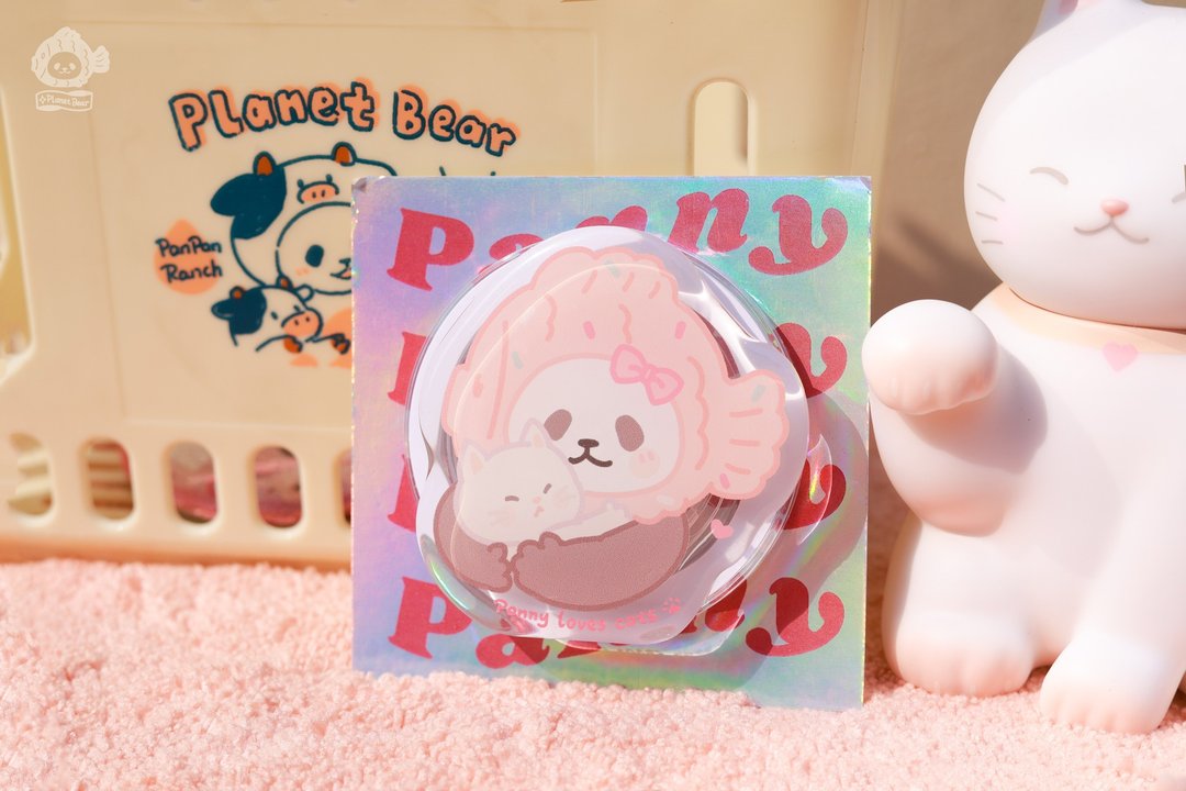 白熊百货PlanetBear Panny原创滴胶磁吸手机支架 - 手机配件 - 其他材质 粉红色