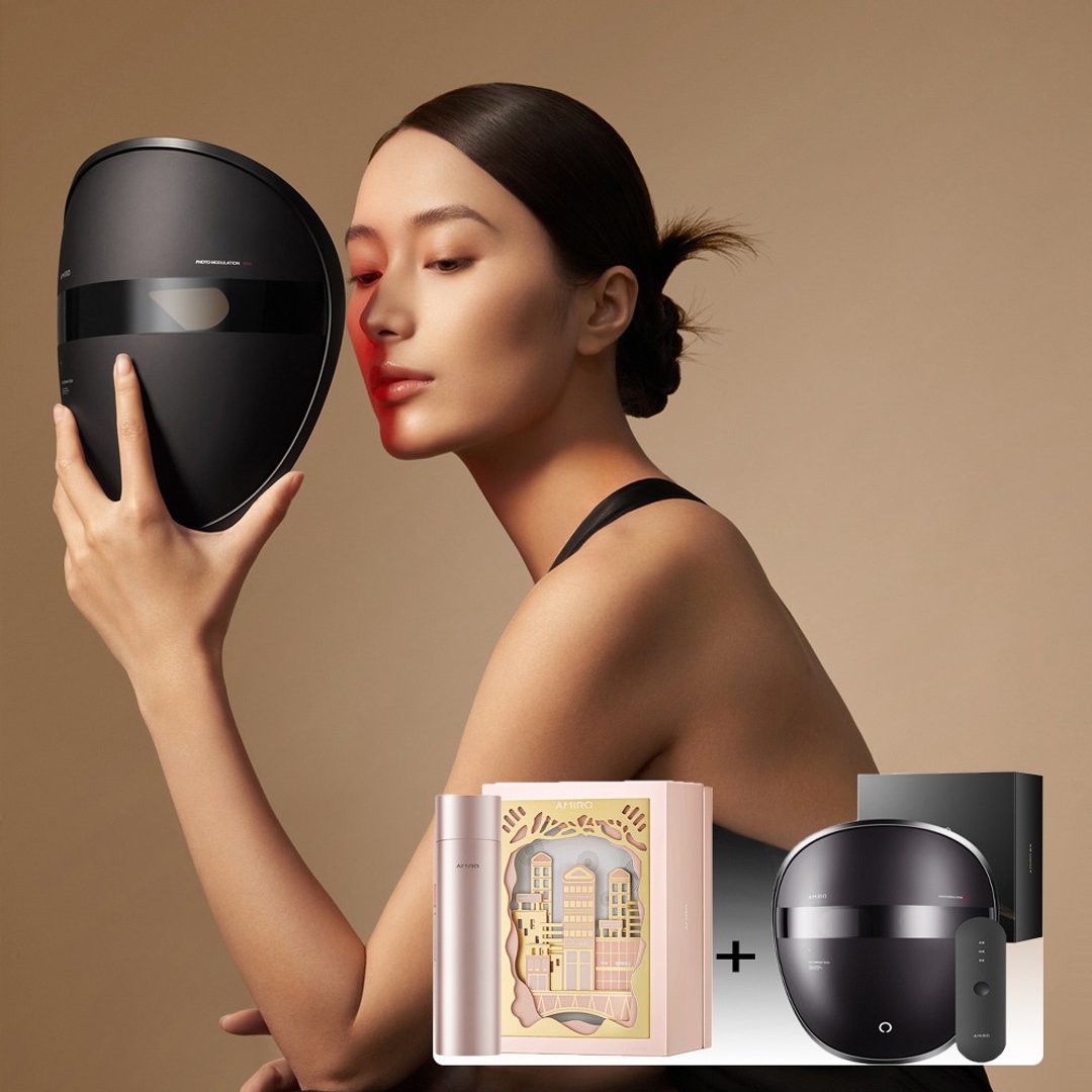 【AMIRO】嫩肤时光面罩 +【AMIRO】时光机 拉提美容仪 PRO-腮红粉 - 脸部按摩/清洁工具 - 其他材质 多色
