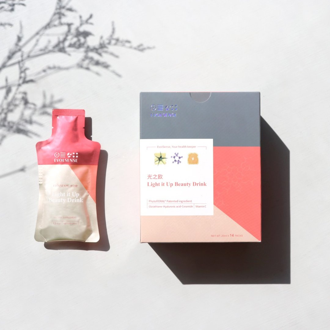 【Evolsense 瑷研司】光之饮 Light it up beauty drink(16 入/盒) - 健康/养生 - 浓缩/萃取物 橘色