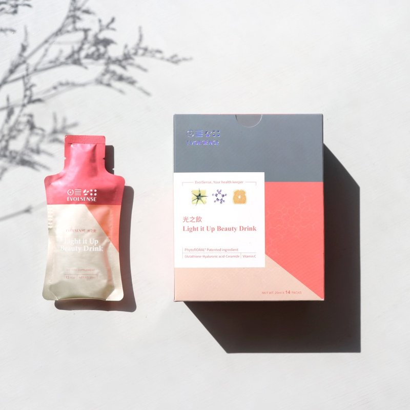 【Evolsense瑷研司】光之饮 Light it up beauty drink(16入/盒) - 健康/养生 - 浓缩/萃取物 橘色