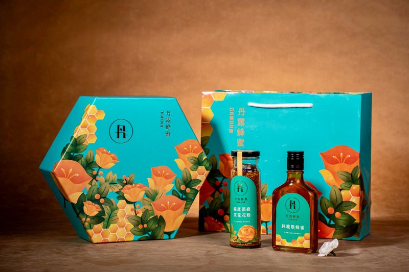 【丹露蜂蜜】品牌精装礼盒 - 果酱/抹酱 - 其他材质 橘色