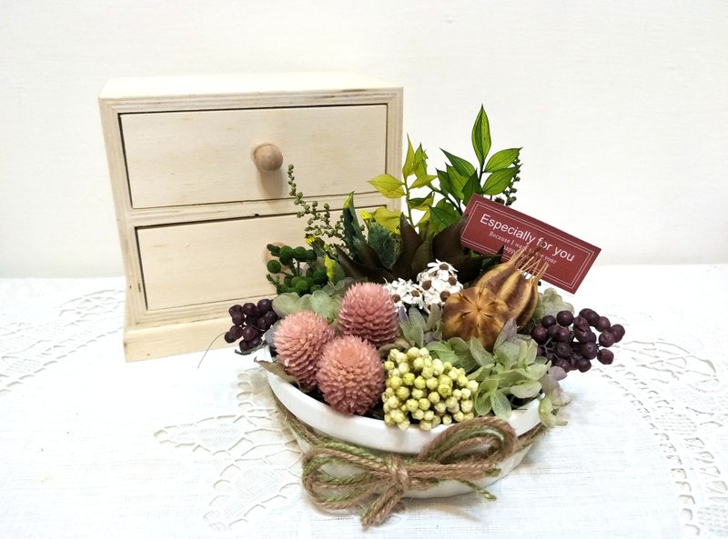 l 疗愈小植栽 l*感恩*感谢*疗愈*不凋花*永生花*礼物*绿色* - 植栽/盆栽 - 植物．花 