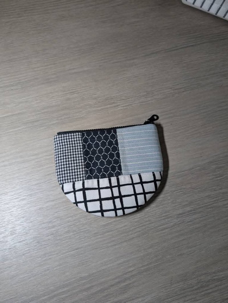 半圆零钱包 - 零钱包 - 棉．麻 