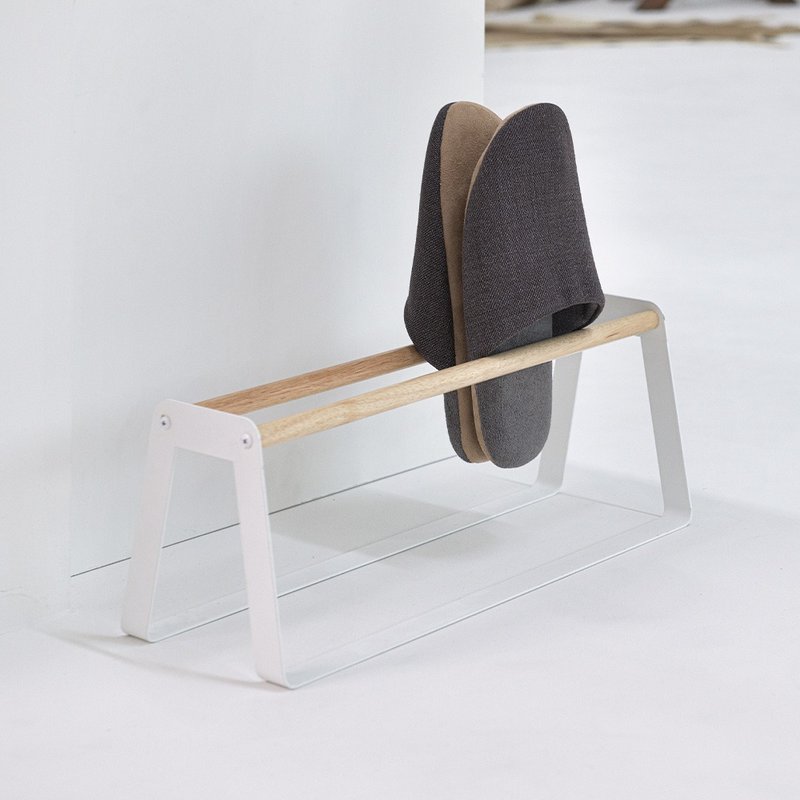 【Sim'n Coz】简约质感鞋架/拖鞋架 (白) - 衣柜/鞋柜 - 其他金属 白色