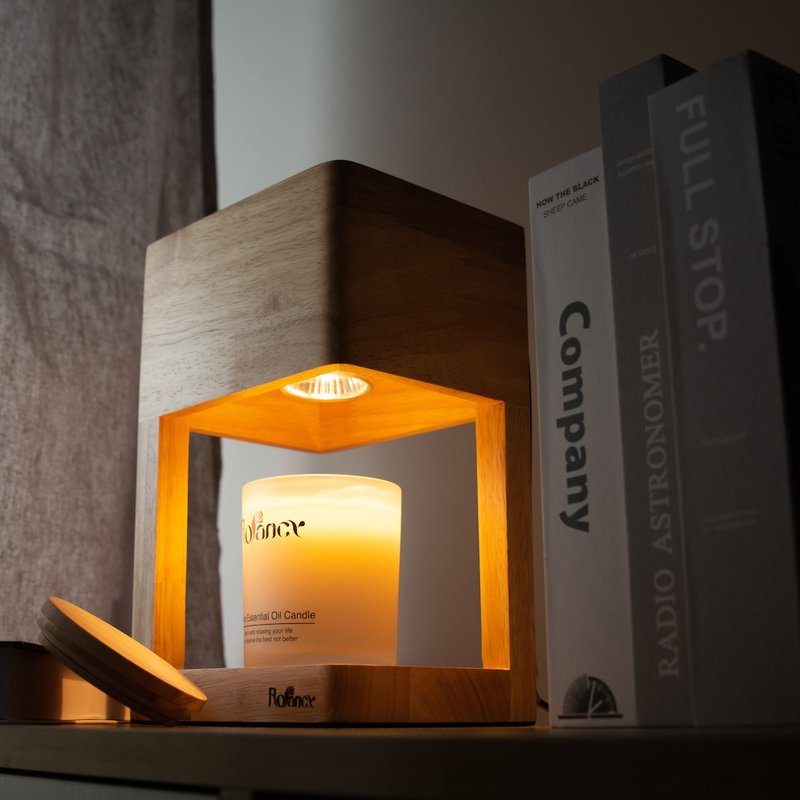 【预购】实木融蜡灯-原木雅致 - 蜡烛/烛台 - 木头 