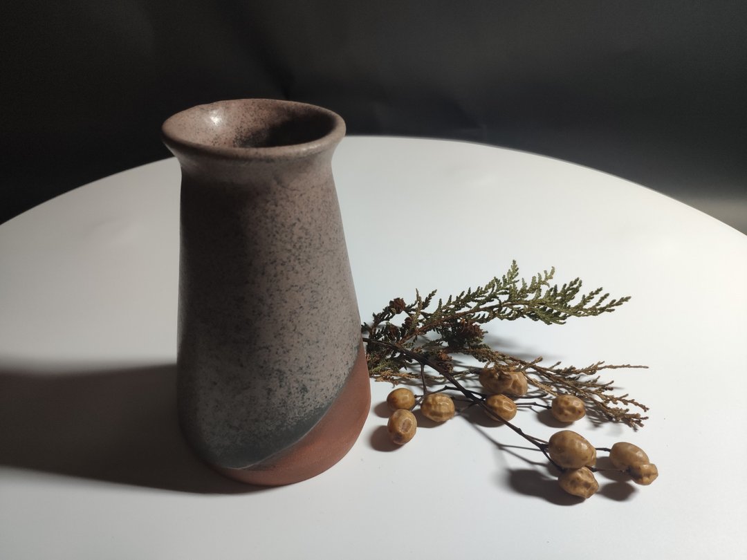 27号 小花瓶 - 花瓶/陶器 - 陶 卡其色