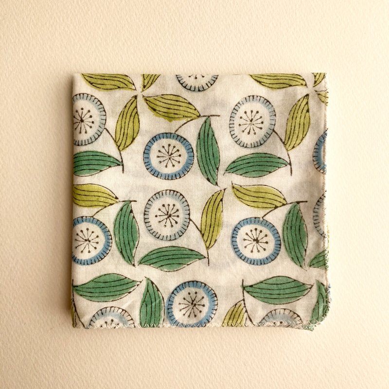 Block Print Handkerchief | Dance 02A textile brand born from the encounter betwe - 其他 - 棉．麻 