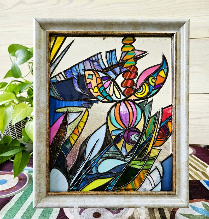 琉球山原的呼吸玻璃画板 - 海报/装饰画/版画 - 塑料 蓝色