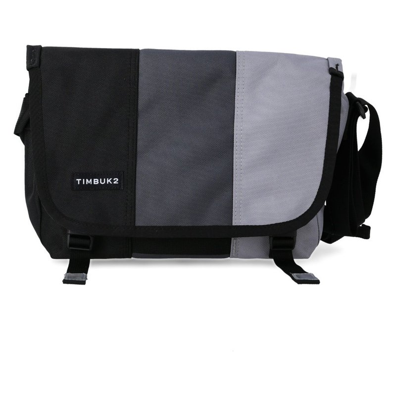 TIMBUK2 CLASSIC MESSENGER ECO 经典邮差包 XS /勇士灰/黑灰拚色 - 侧背包/斜挎包 - 聚酯纤维 灰色