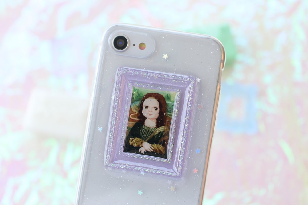 原创设计 恶搞世界名画iPhone手机壳 蒙娜丽莎Mona Lisa - 手机壳/手机套 - 其他材质 多色
