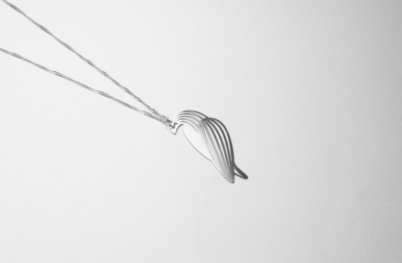 乌鸦项链_动物系列_造题 - 项链 - 其他金属 银色