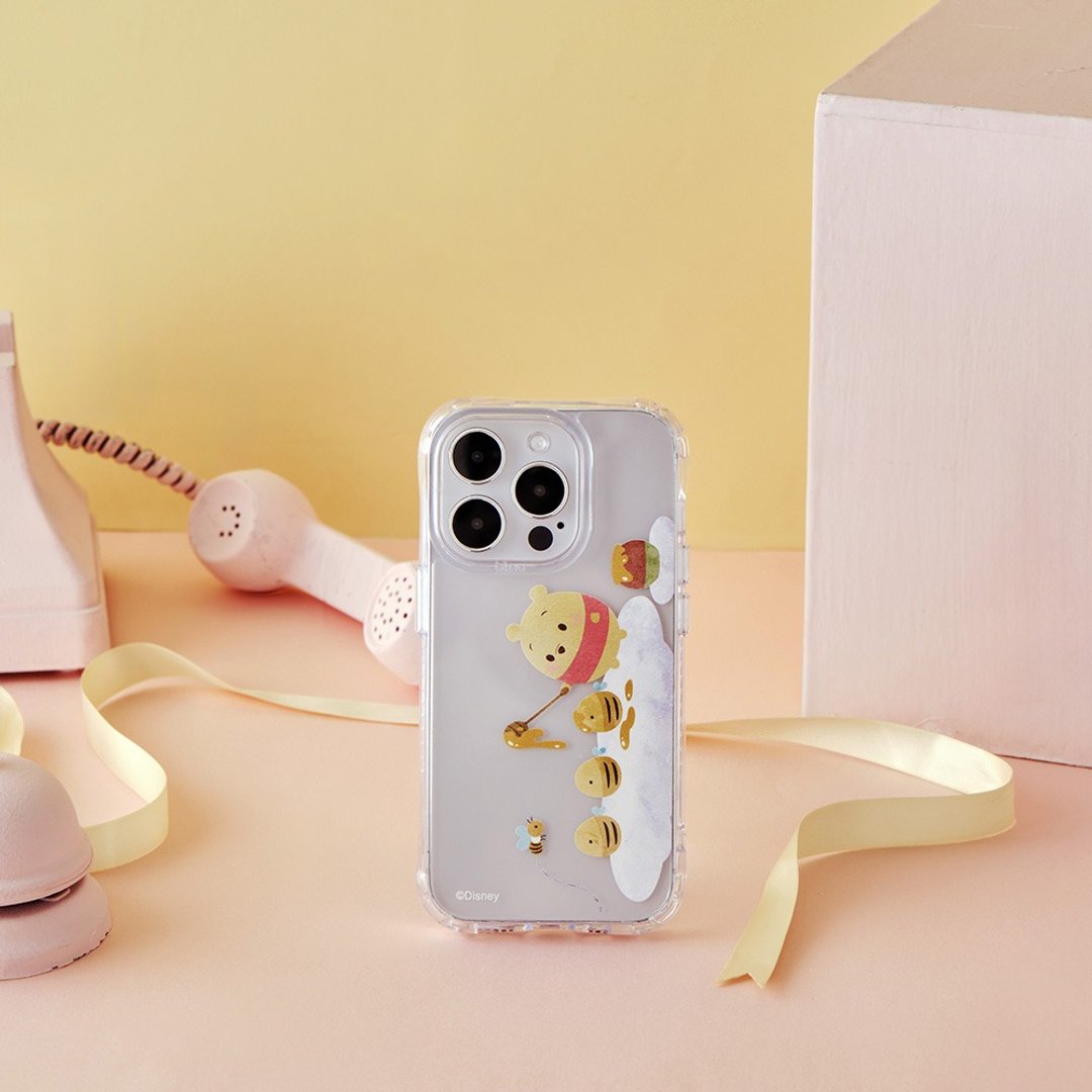 Disney Ufufy小熊维尼的蜂蜜搅拌棒抗黄防摔MagSafe iPhone手机壳 - 手机壳/手机套 - 塑料 多色