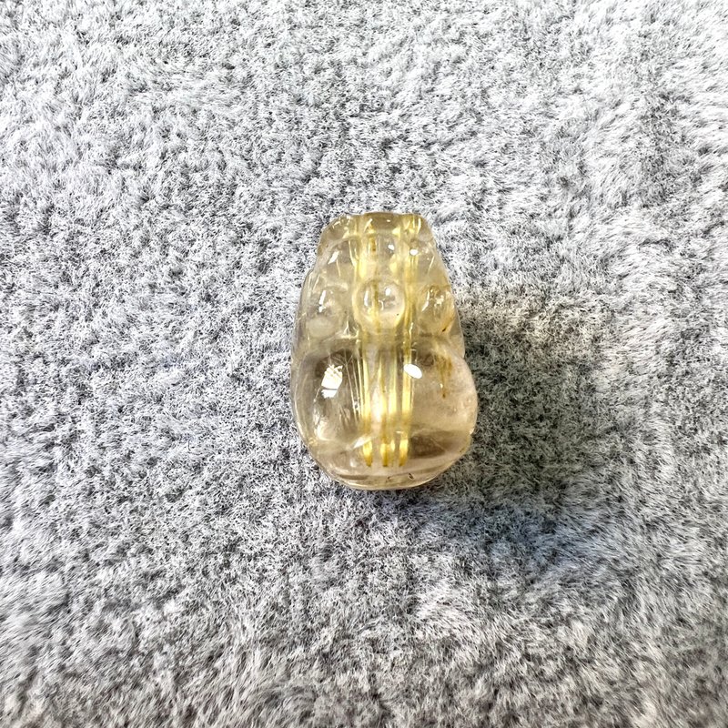 金钛晶貔貅  | 水晶 | 水晶配饰 - 手链/手环 - 水晶 金色