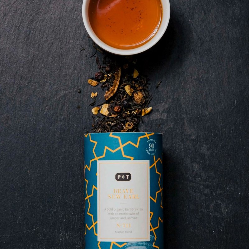 N711 杜松茉莉 橙香伯爵茶 - 茶 - 其他材质 蓝色