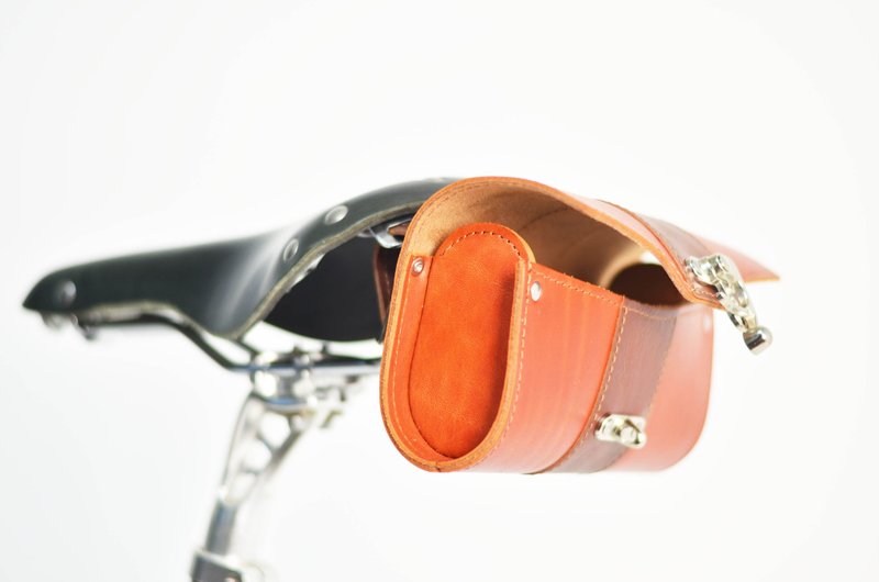 S E i c | 手工真皮单车坐垫包 - 自行车/周边 - 真皮 咖啡色