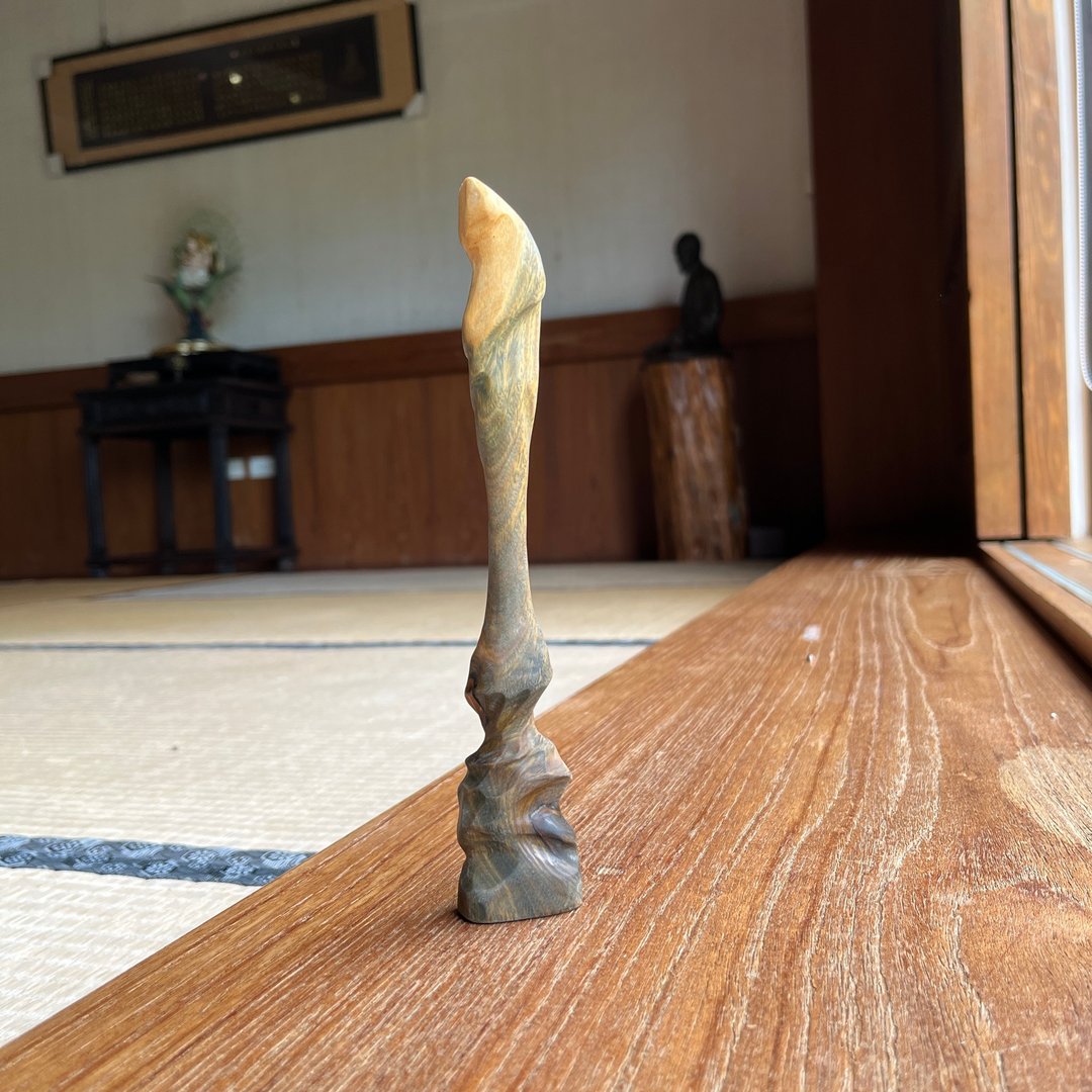 绿檀摆件　棋始　不知名的棋子　收藏艺品　家饰　印章　雕刻件 - 摆饰 - 木头 绿色
