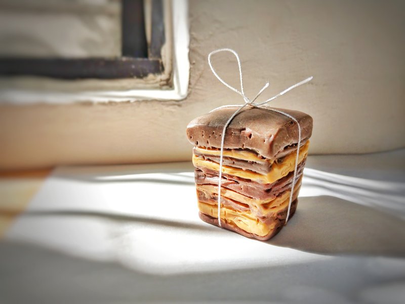 东坡肉造型手工皂 台式复古伴手礼 年菜 过年 回娘家 - 肥皂/手工皂 - 植物．花 