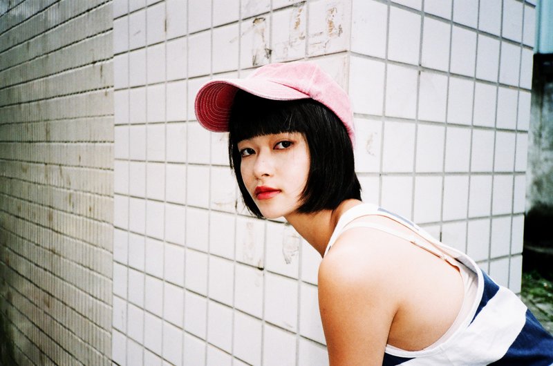 水洗质感老帽 Vintage Cap | 樱桃红 - 帽子 - 棉．麻 红色