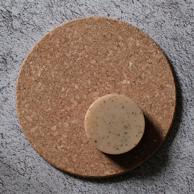 台湾制造/咖啡漩涡 手工洗发皂/咖啡皂 - 洗发用品 - 浓缩/萃取物 卡其色