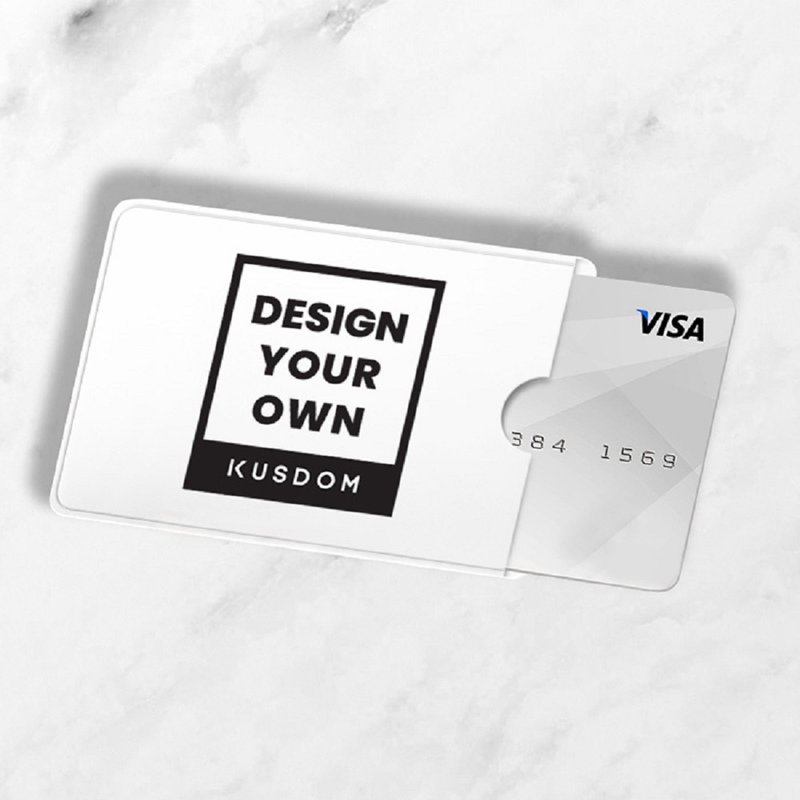 【定制化礼物】PVC磨砂防磁卡套500个丨身份证件卡套IC卡套 - 其他 - 其他材质 白色