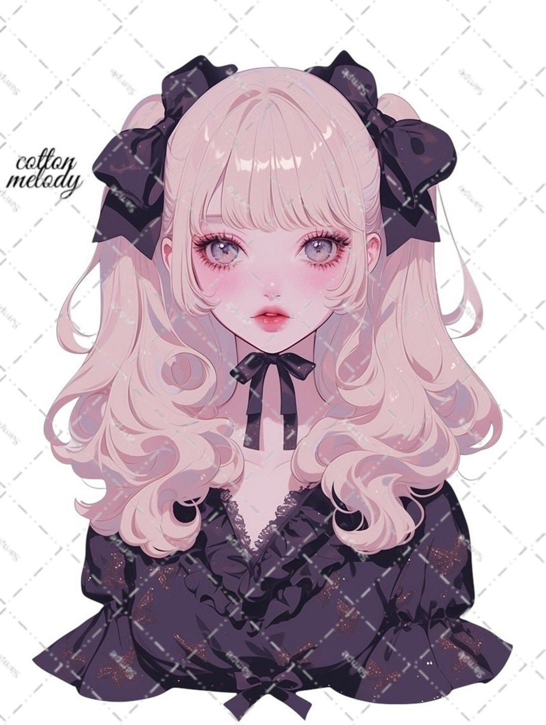 原创贴纸 no.6932 人物贴纸 原创贴纸 人物贴纸 女孩贴纸 原创人物贴纸 - 贴纸 - 纸 