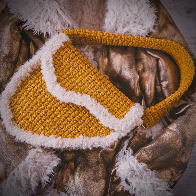 Crochet pattern saddle bag PDF digital instant download, video tutorial - 手工艺教程/工具书 - 其他材质 