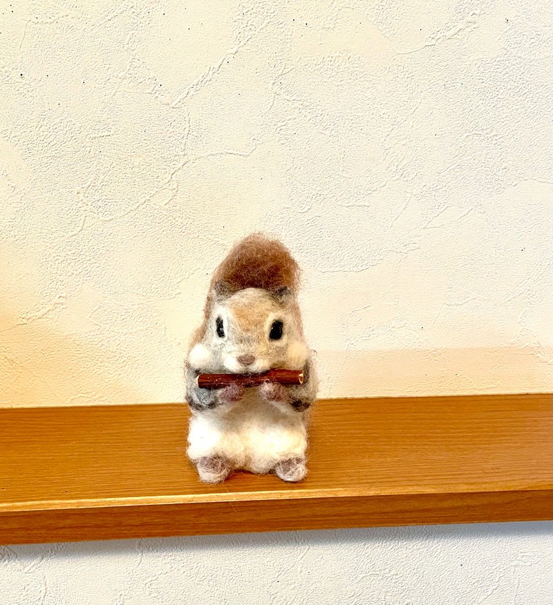 飞鼠羊毛毡 - 编织/刺绣/羊毛毡/裁缝 - 羊毛 灰色