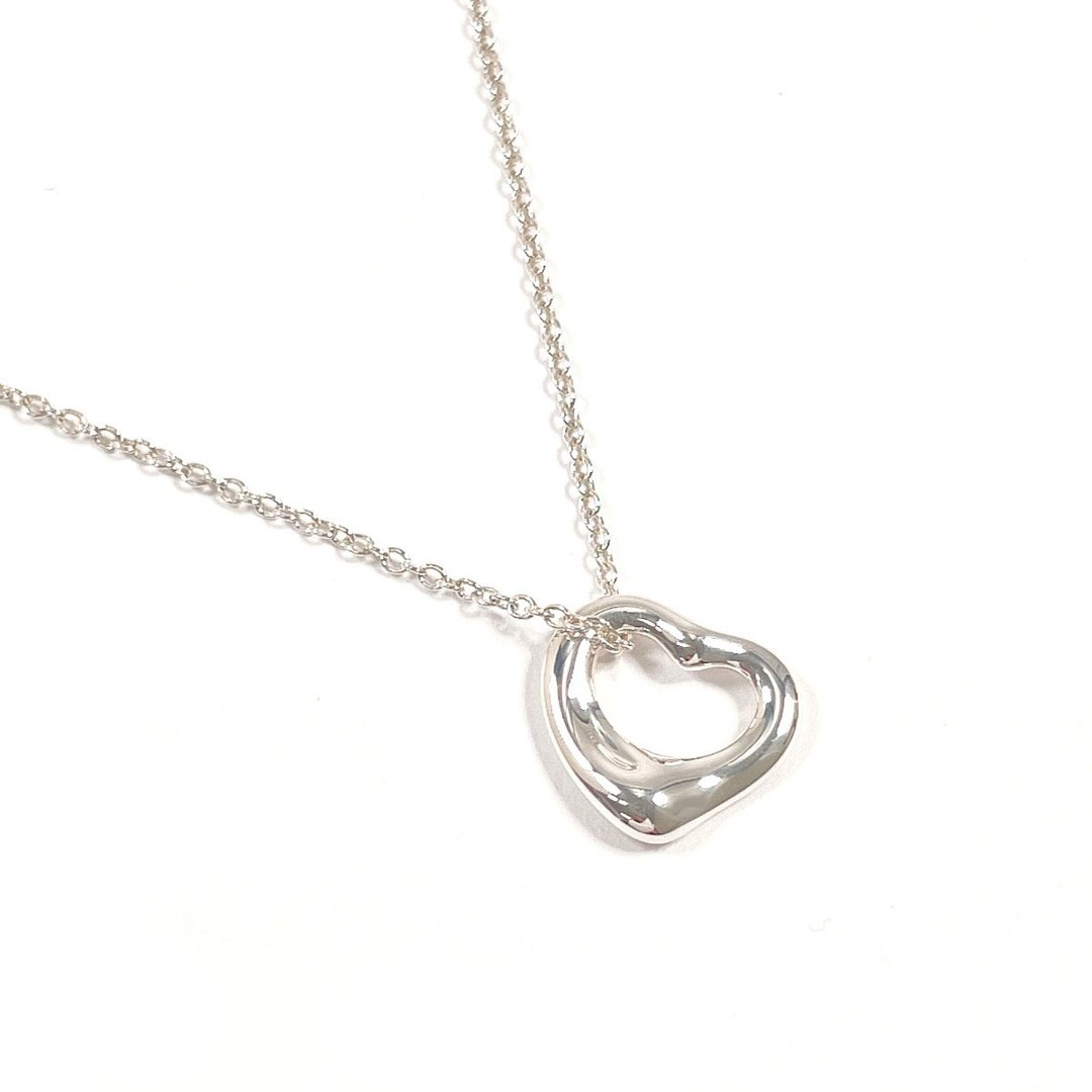 【日本直邮 二手美品】蒂芬妮 TIFFANY&Co. 项链isOpen Heart Elsa Peretti 银 925 饰品 全新抛光处理 - 项链 - 纯银 银色