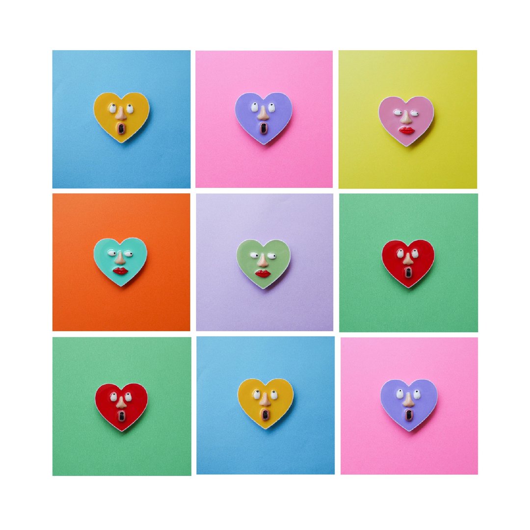 Heart Grip - 手机座/防尘塞 - 树脂 绿色
