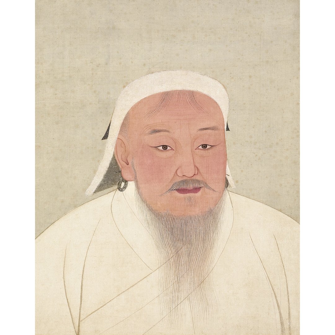 【中式海报・Chinese Poster】元代帝半身像・元太祖 - 海报/装饰画/版画 - 纸 