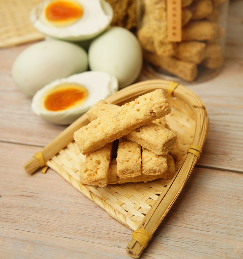 【午后小食光】咸蛋黄荞麦棒 - 手工饼干 - 新鲜食材 