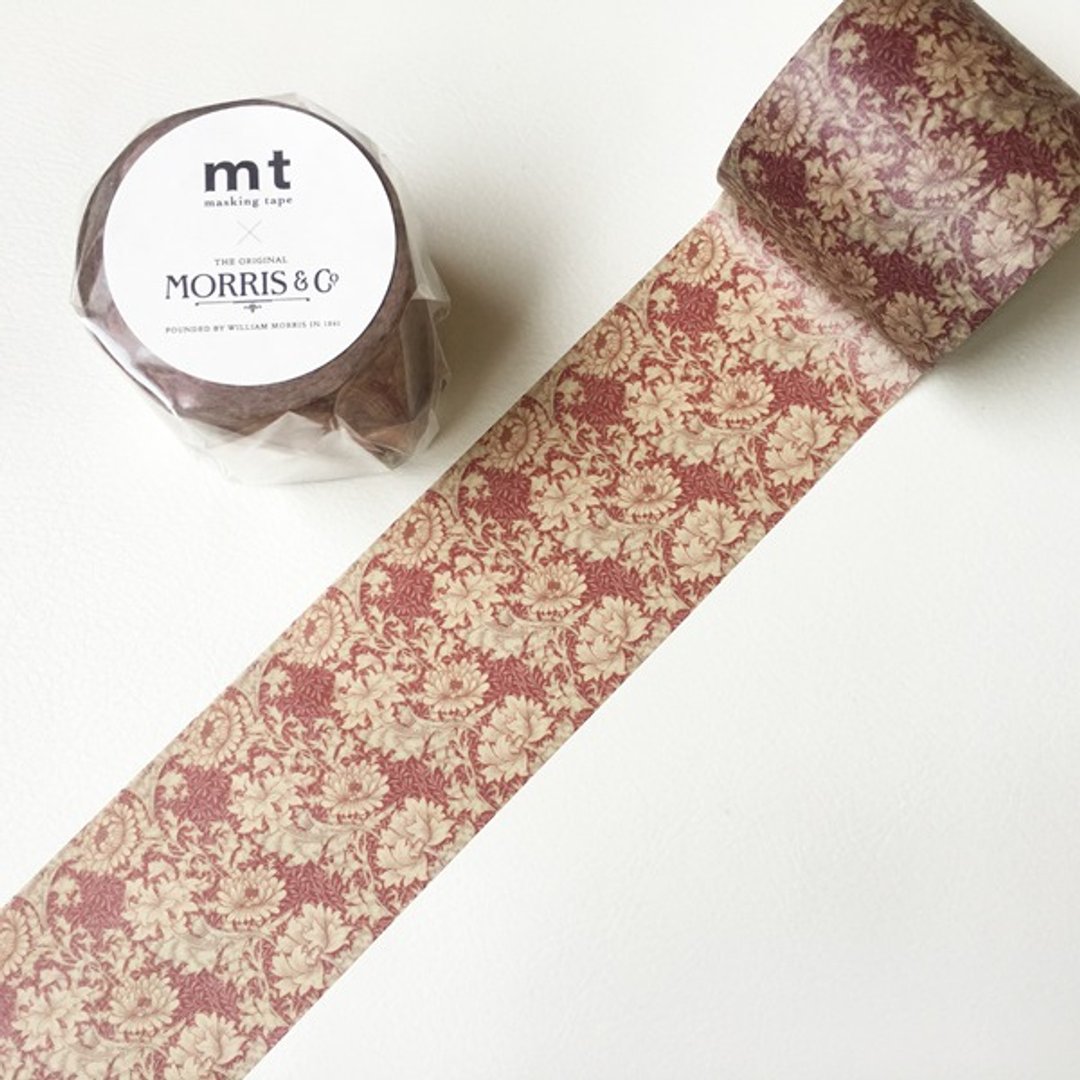 mt 和纸胶带 x William Morris【菊 (MTWILL03)】2016Summer - 纸胶带 - 纸 咖啡色