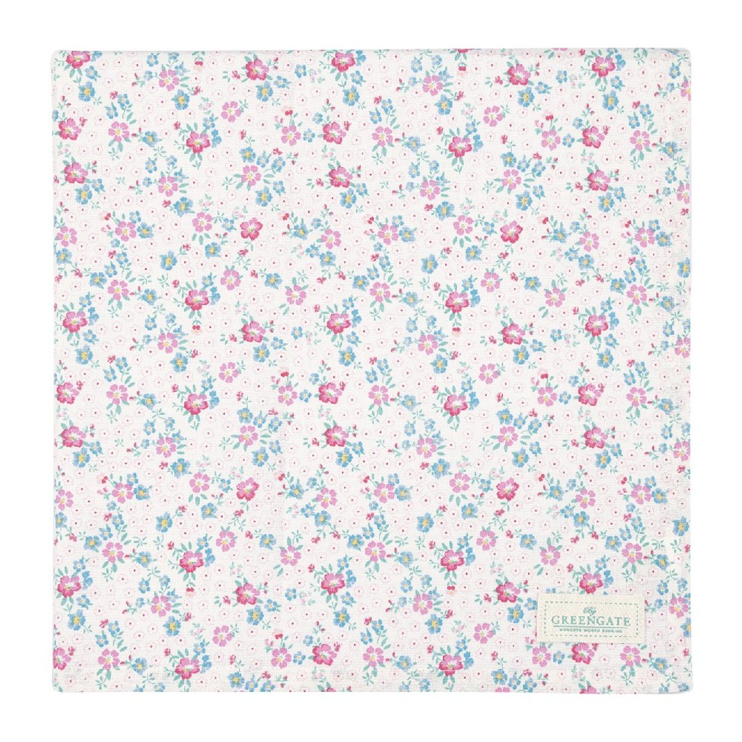 【新品】丹麦GreenGate Allyna white 桌巾 150x150cm - 餐垫/桌巾 - 棉 多色