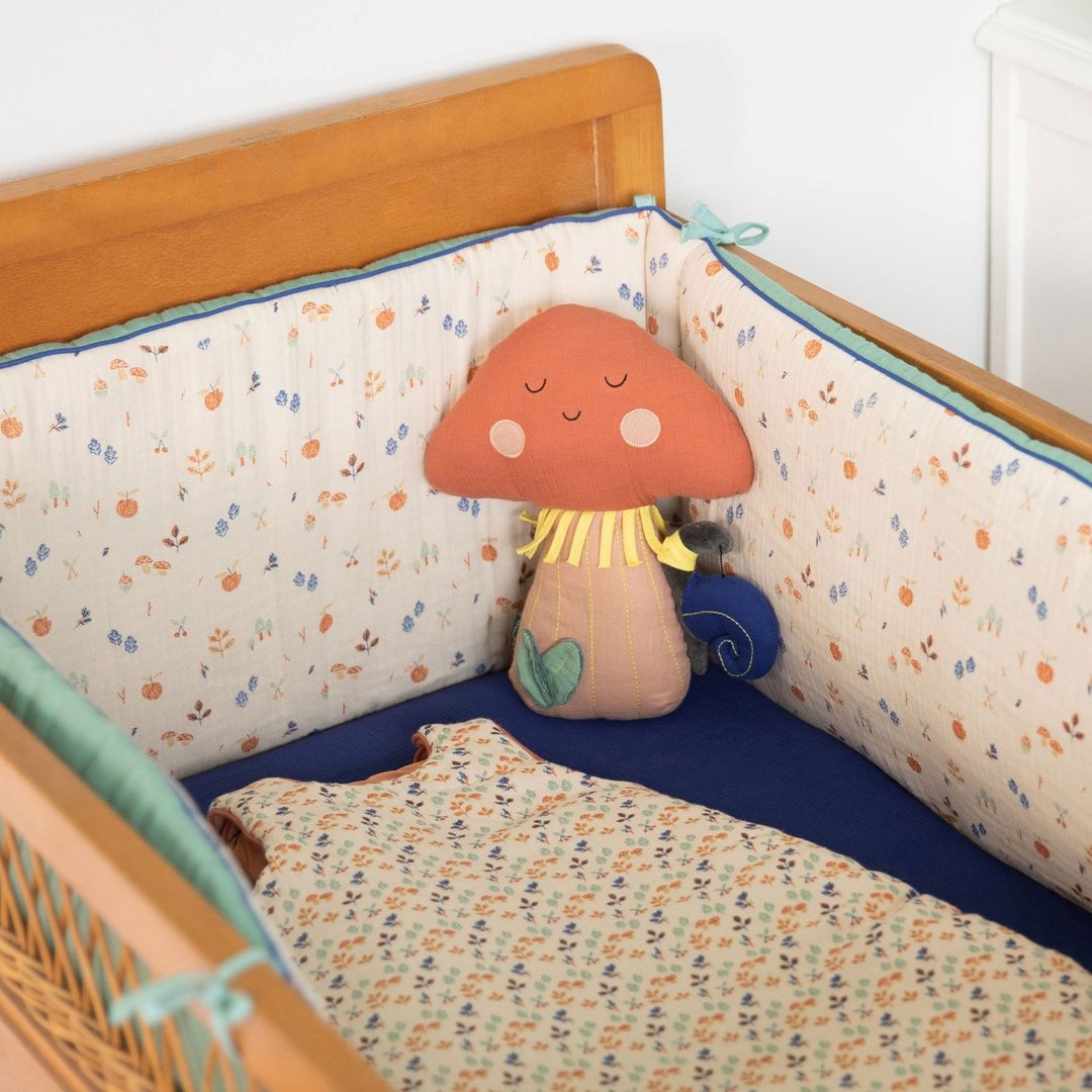 法国 Moulin Roty 树果系列婴儿床围(OEKO-TEX认证有机棉) - 婴儿床上用品 - 棉 多色