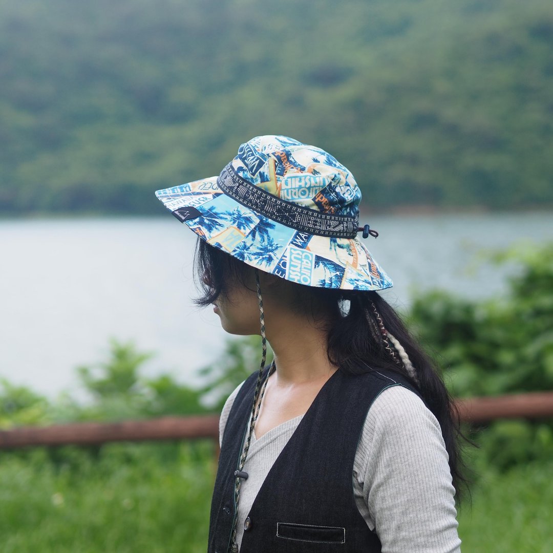 登山帽 Scrap Bucket Hat | 香港手造 - 帽子 - 聚酯纤维 