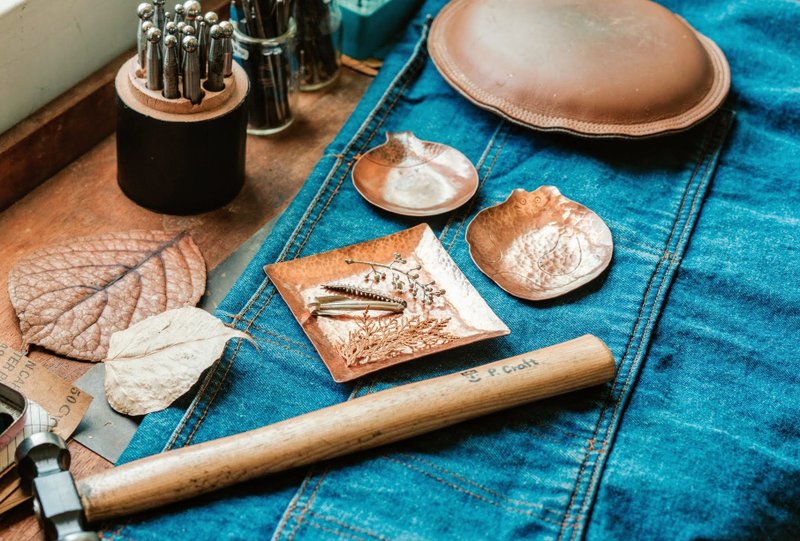 铜盘自由创作体验【 1 人成班】 - 金工/饰品 - 其他金属 