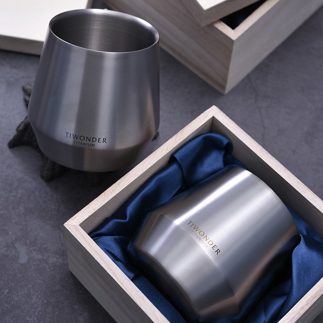 豪 纯钛双层杯 300ml - 其他杯子 - 其他金属 灰色