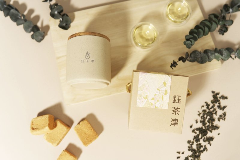 阿里山金萱乌龙单罐茶叶礼盒-2024春茶 - 茶 - 新鲜食材 卡其色