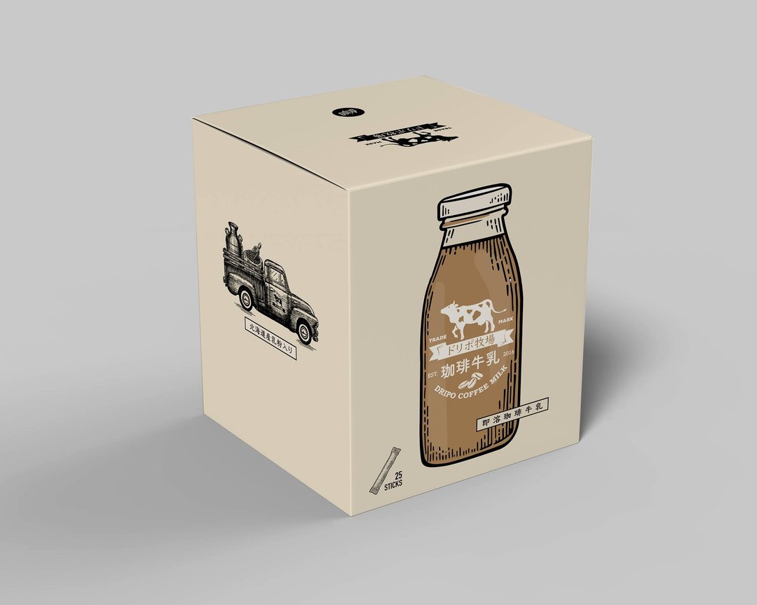 Dripo ドリポ牧场咖啡牛乳即溶饮品 - 日系原味 - 咖啡 - 其他材质 
