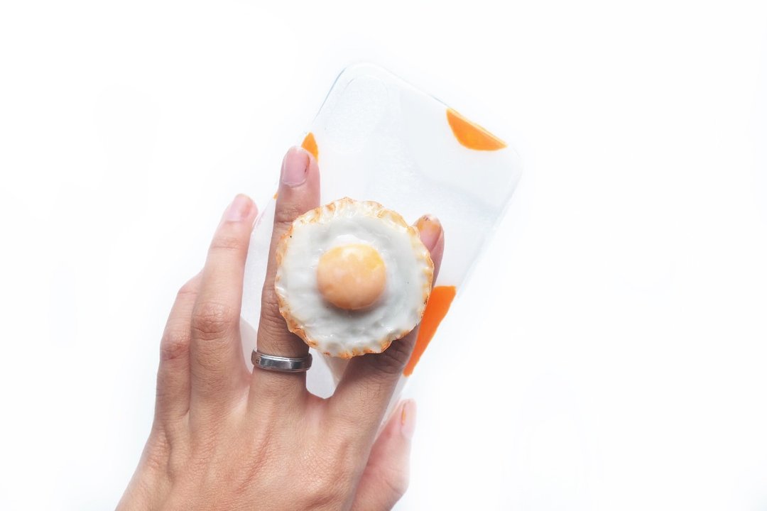 EGG Grip Tok - 手机壳/手机套 - 塑料 白色