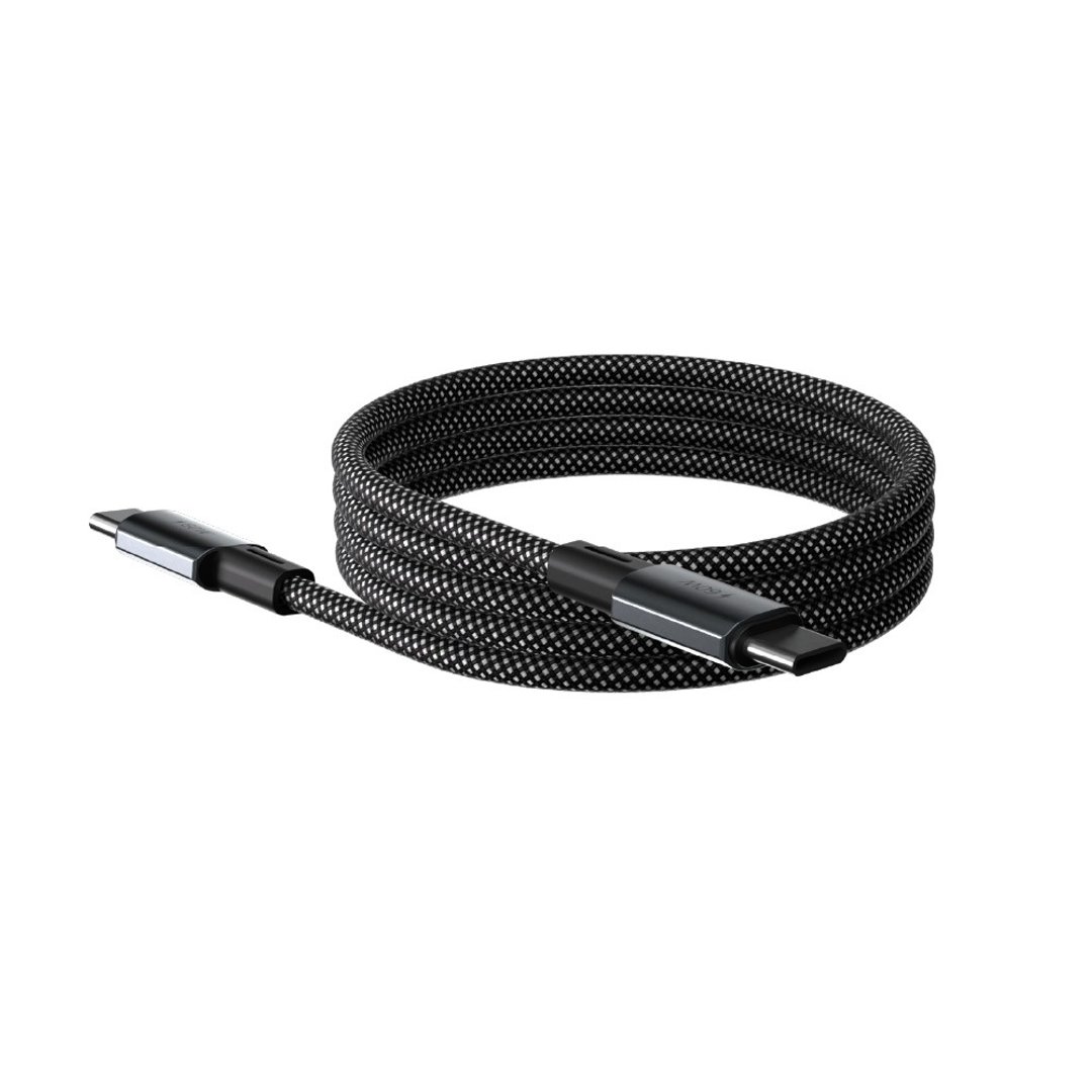 ADAM 亚果元素 CASA MS100 USB-C 对USB-C 60W 磁吸充电线 黑色 - 充电宝/传输线 - 其他材质 黑色