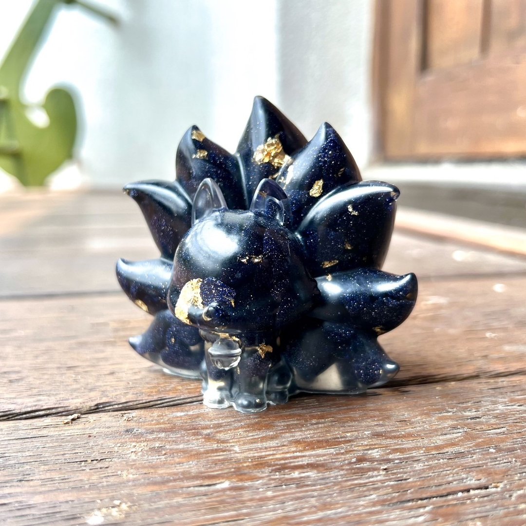 水晶摆饰【九尾狐 蓝砂石】清晰头脑 舒缓压力 - 摆饰 - 水晶 