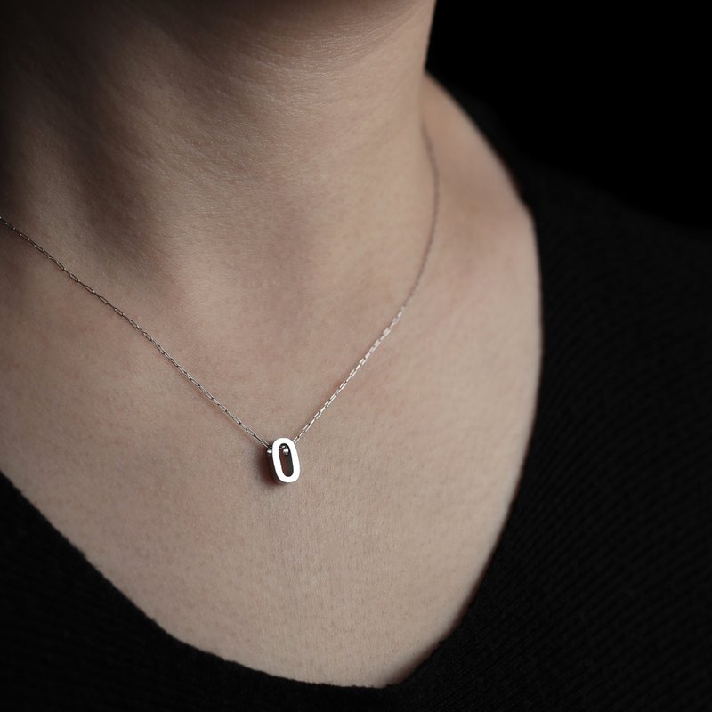 moorigin AtoZ 字母项链 | 医疗钢・抗过敏・可洗澡・不掉色 - 项链 - 不锈钢 
