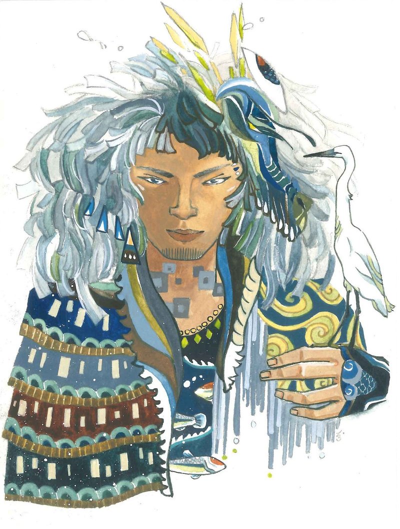 【明信片】虎尾溪神 - 卡片/明信片 - 纸 