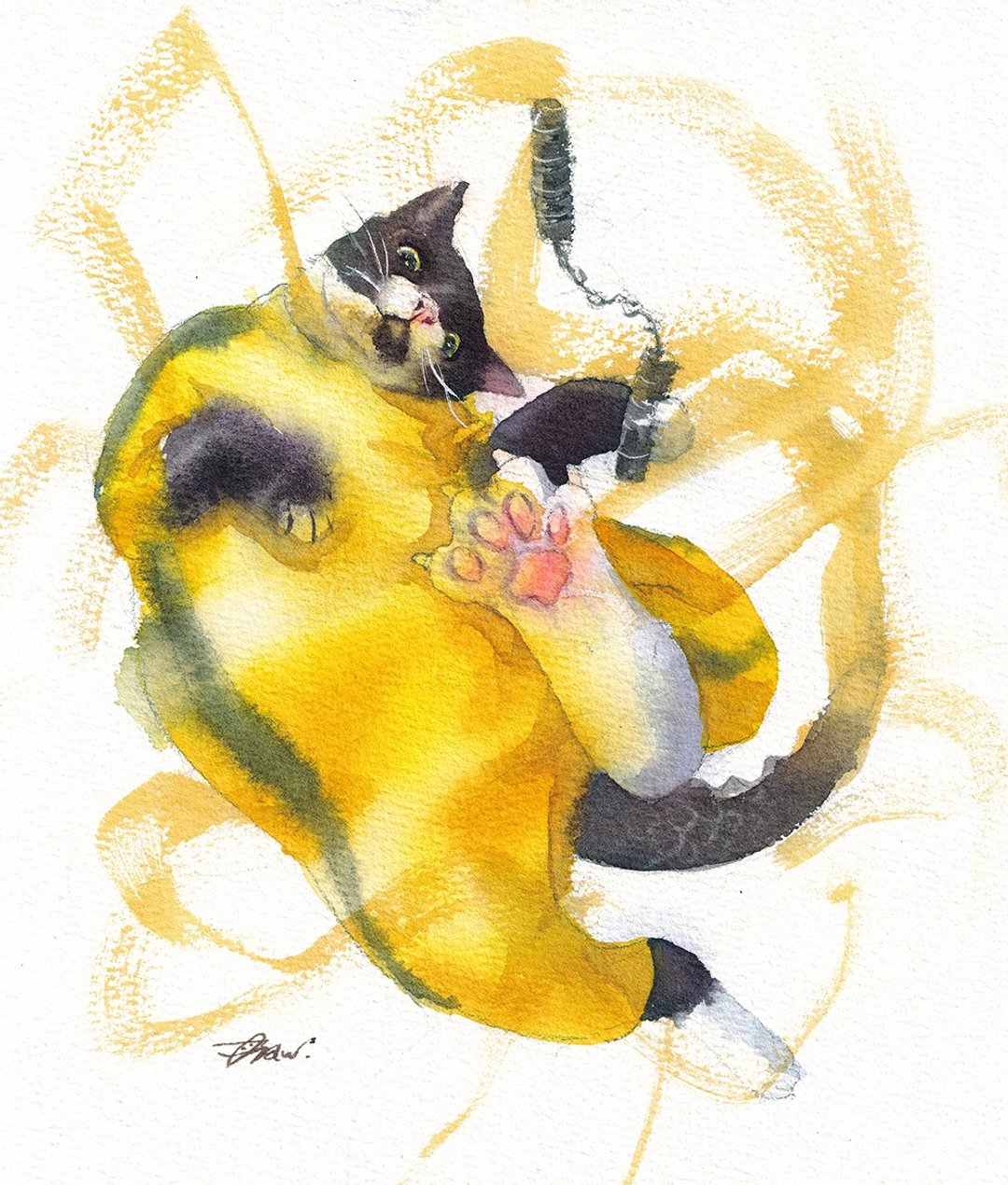 水彩原画【李小喵】 - 海报/装饰画/版画 - 纸 多色